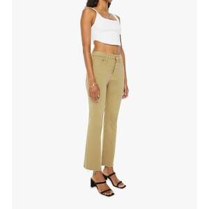 NEW MOTHER women's the tripper flood fray pant in cedar playdate